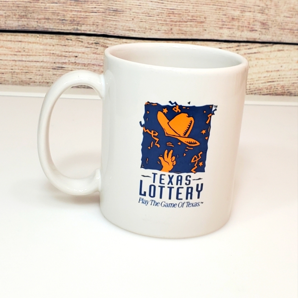 Texas Lottery coffee mug